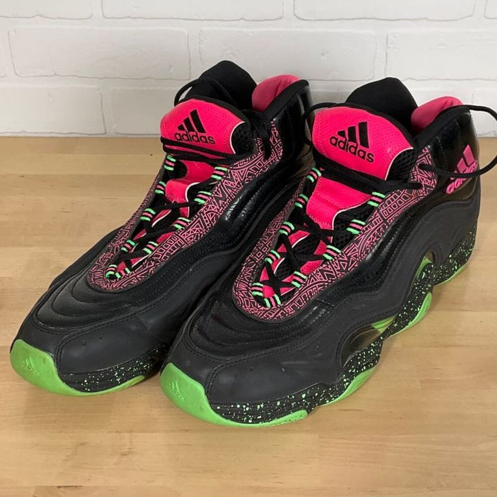 Adidas EQT Kobe Crazy 2014 Nations‎ Basketball Shoes Men 16 Black Pink Green